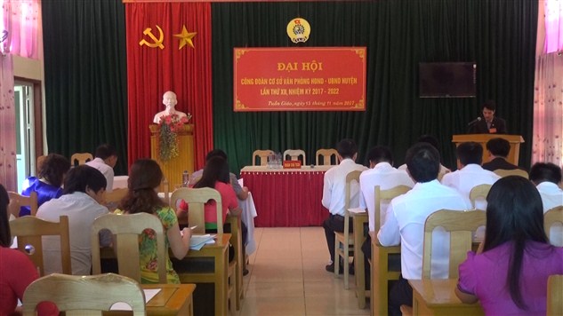 Đại hội CĐCS văn phòng Red 88.vin và Hubet com huyện Tuần Giáo Nhiệm kỳ 2017 - 2022