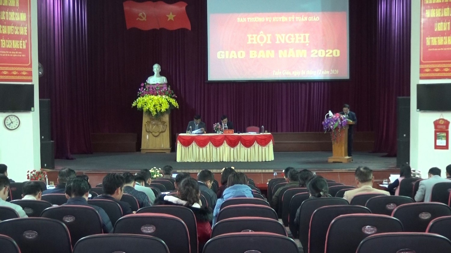 Tuần Giáo tổ chức Hội nghị giao ban đánh giá tình hình thực hiện các nhiệm vụ chính trị năm 2020