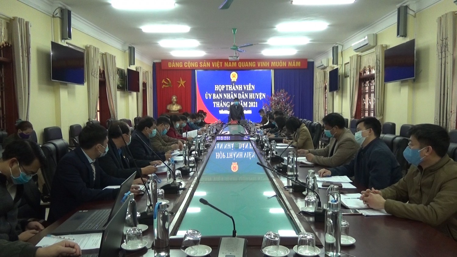 Họp thành viên Hubet com huyện tháng 2 năm 2021