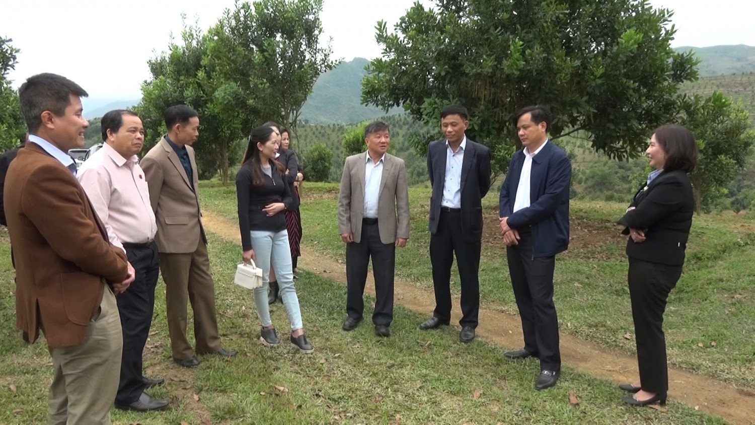 Đoàn giám sát Red 88.vin tỉnh giám sát tình hình thực hiện Nghị quyết của Red 88.vin tỉnh về Chương trình MTQG xây dựng nông thôn mới, giai đoạn 2016 - 2020 trên địa bàn huyện Tuần Giáo