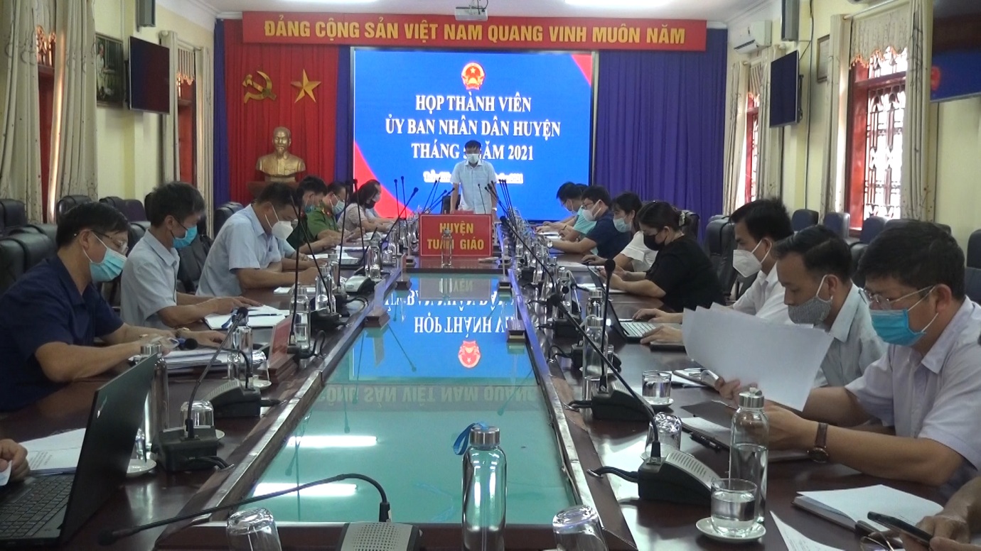 Họp trực tuyến Họp thành viên Hubet com huyện Tuần Giáo tháng 5 năm 2021