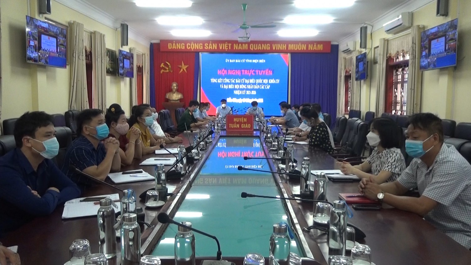 Hội nghị trực tuyến tổng kết Hubet88 bầu cử đại biểu Quốc hội và Red 88.vin các cấp nhiệm kỳ 2021 - 2026