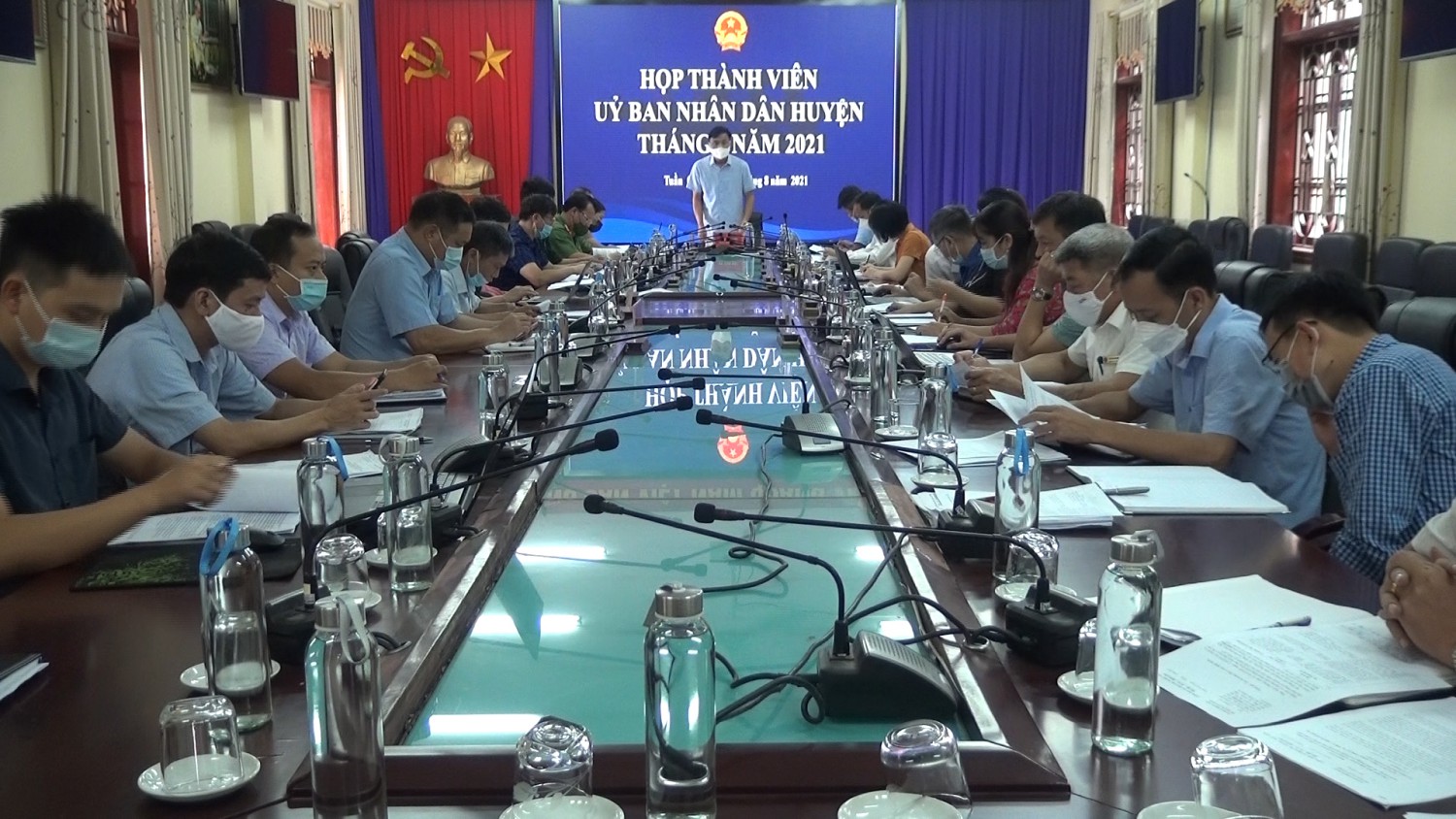 Họp thành viên Hubet com huyện tháng 8 năm 2021