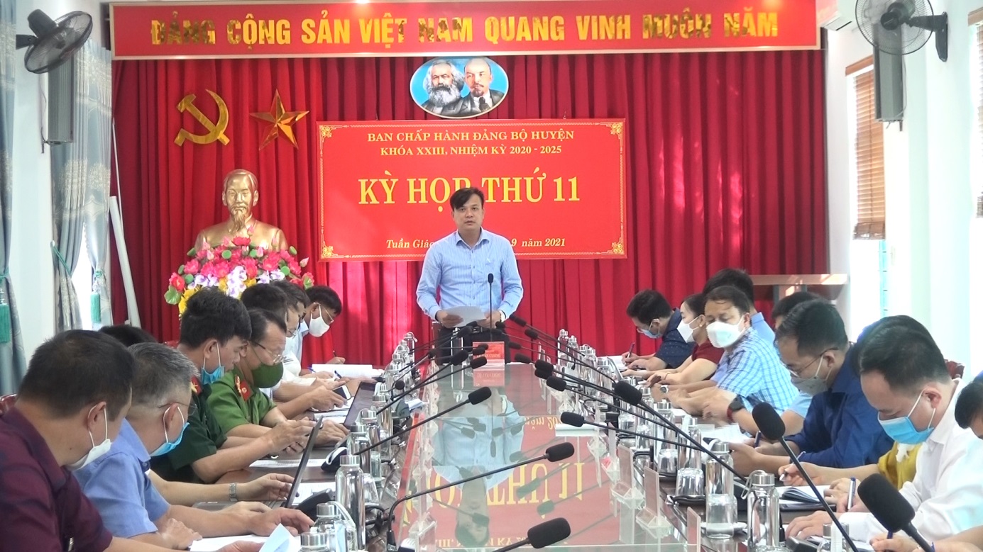 Hubet thứ 11 BCH Đảng bộ huyện Tuần Giáo khóa XXIII, nhiệm kỳ 2020-2025 thành công tốt đẹp