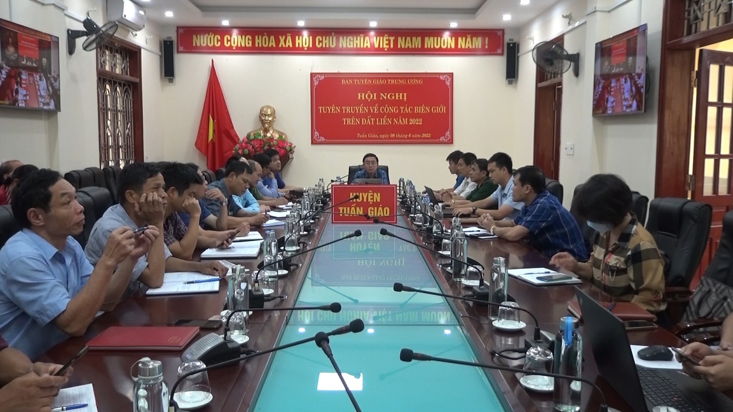 Hội nghị trực tuyến tuyên truyền về Hubet88 biên giới trên đất liền năm 2022
