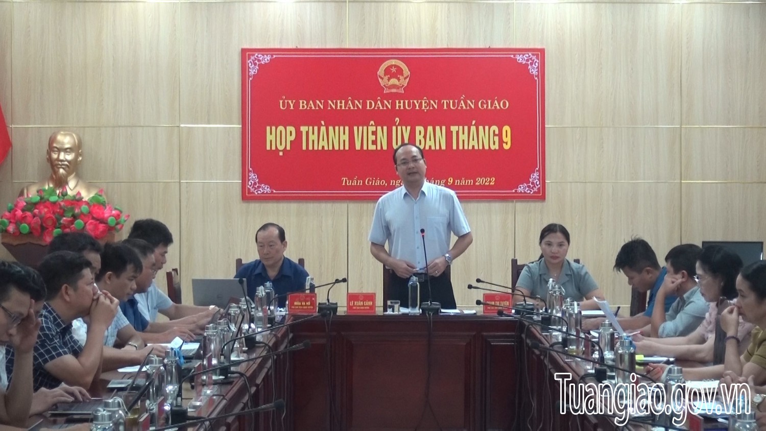 Họp thành viên Hubet com huyện Tuần Giáo tháng 9 năm 2022