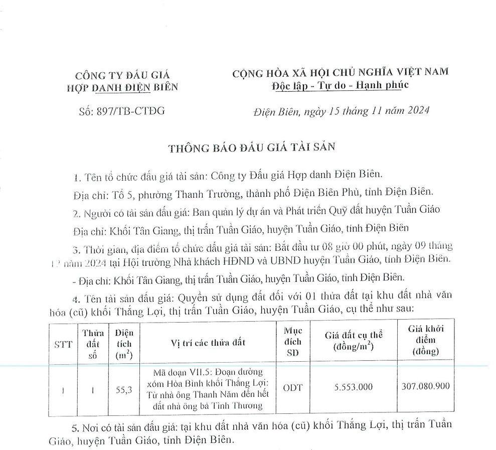 Hubet6600 đấu giá tài sản