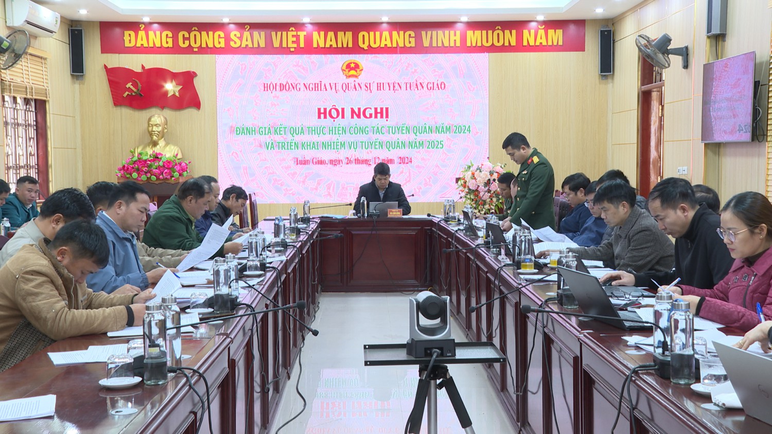 Hội nghị đánh giá kết quả thực hiện Hubet88 tuyển quân năm 2024 và triển khai nhiệm vụ tuyển quân năm 2025