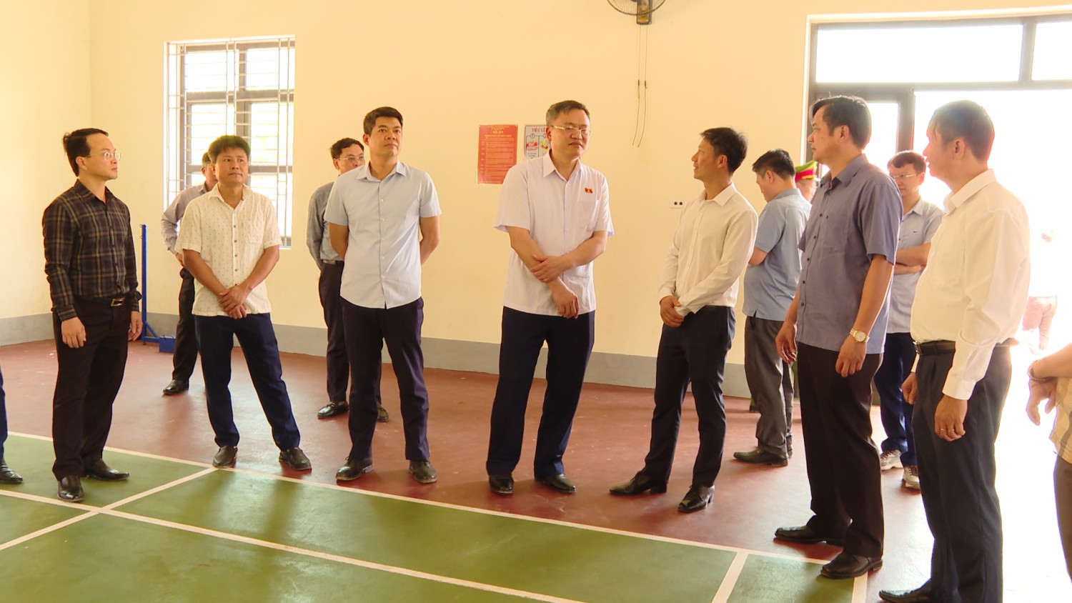 Đoàn Hubet88 khảo sát thực tế tại trường THCS Quài Nưa