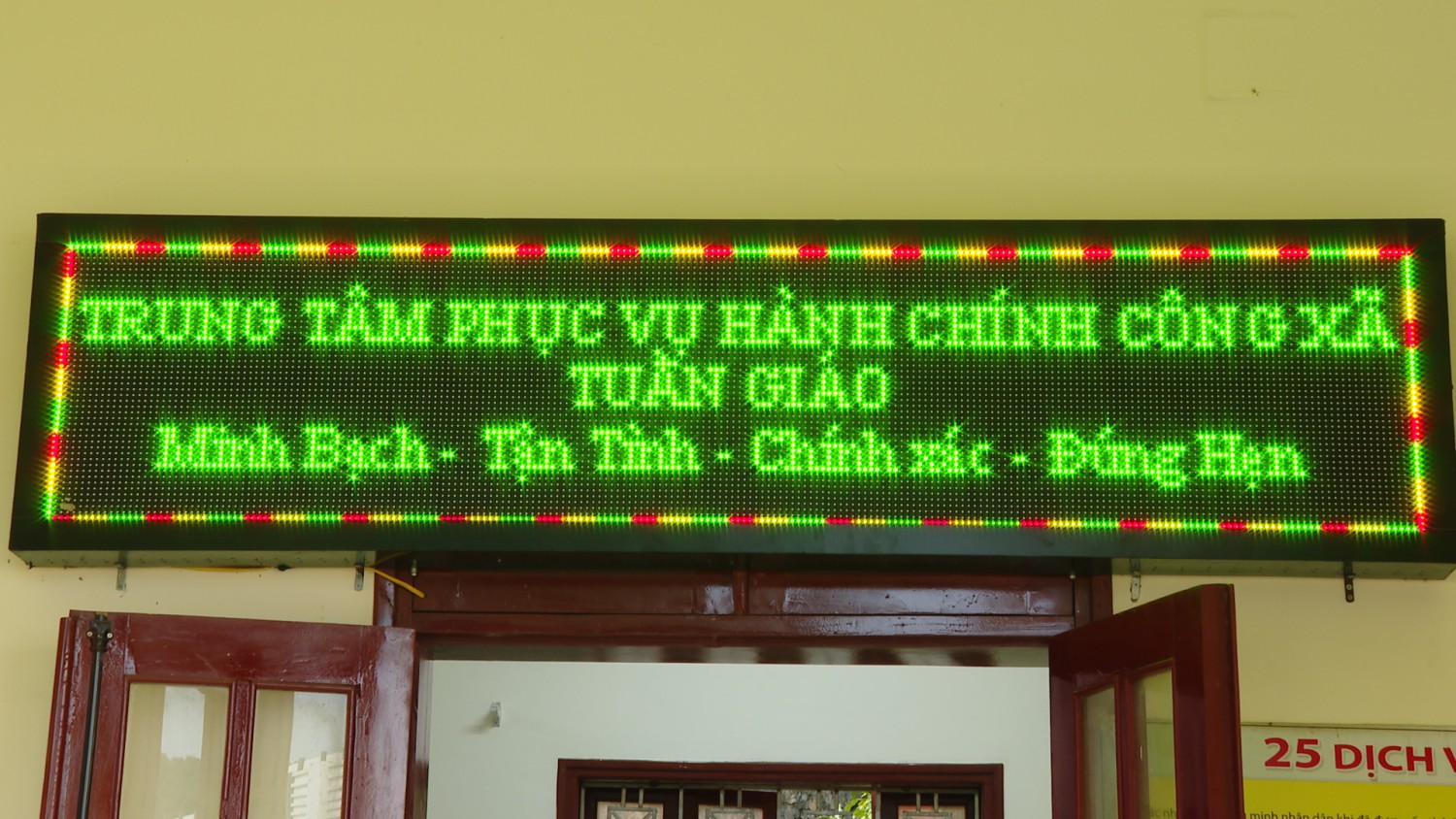 Trung tâm phục vụ hành chính công xã Tuần Giáo những ngày đầu hoạt động
