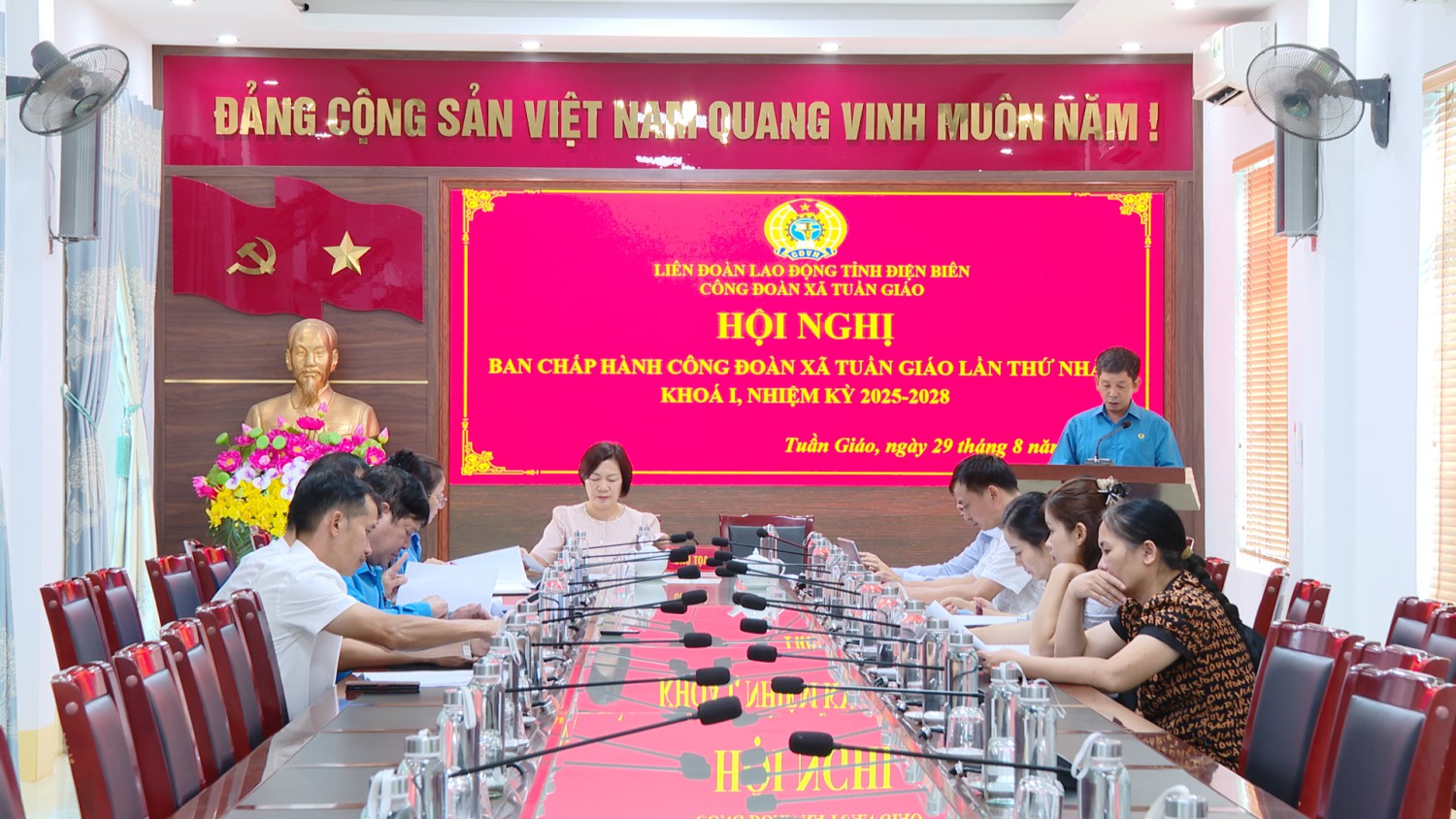 Hội nghị Ban Chấp hành Công đoàn xã Tuần Giáo lần thứ nhất, khóa I,  nhiệm kỳ 2025-2028