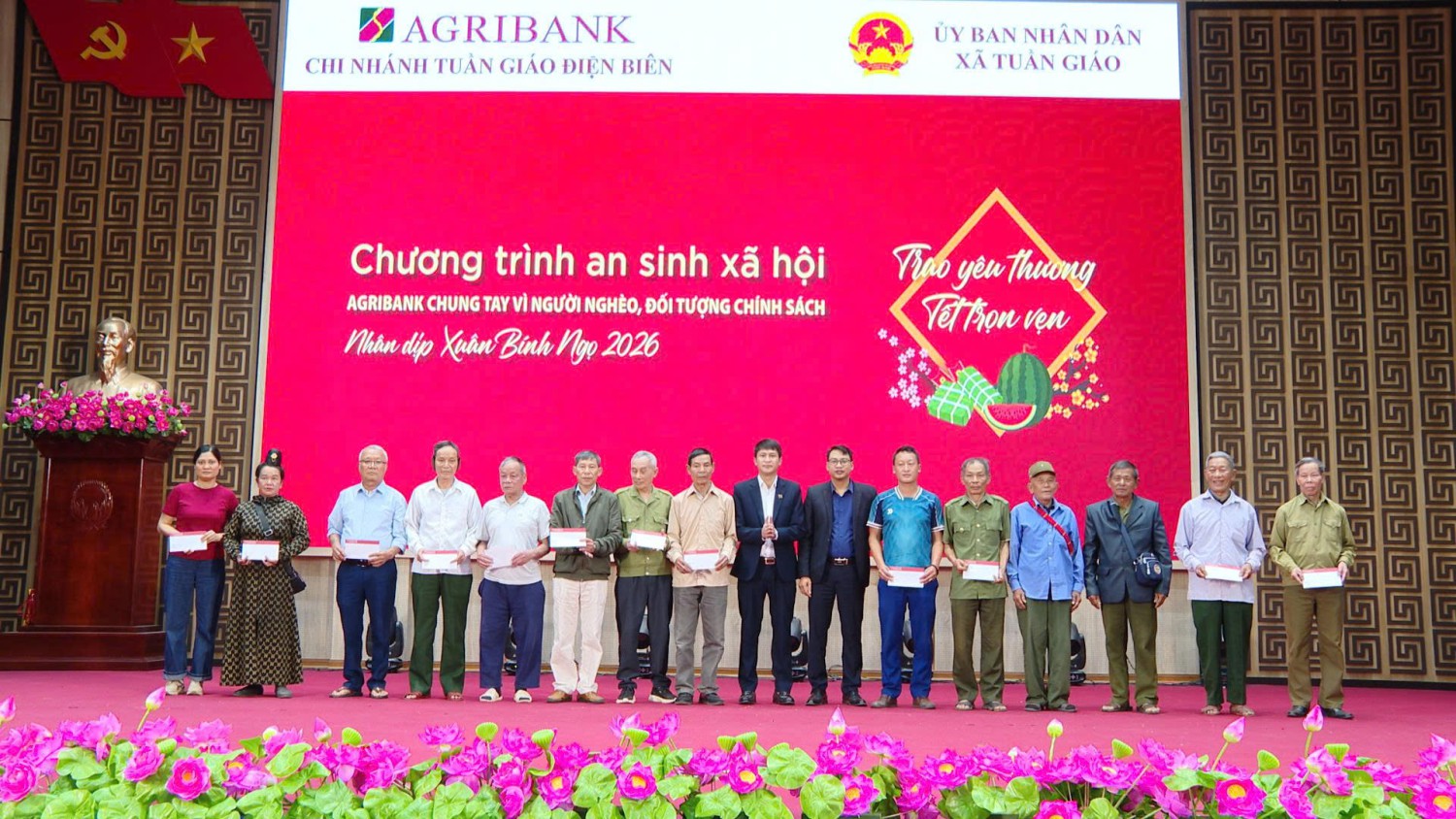 Chương trình an sinh xã hội “Agribank chung tay vì người nghèo, đối tượng chính sách” nhân dịp Xuân Bính Ngọ 2026