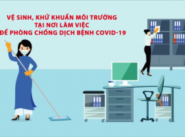 Hướng dẫn khử khuẩn tại nơi làm việc